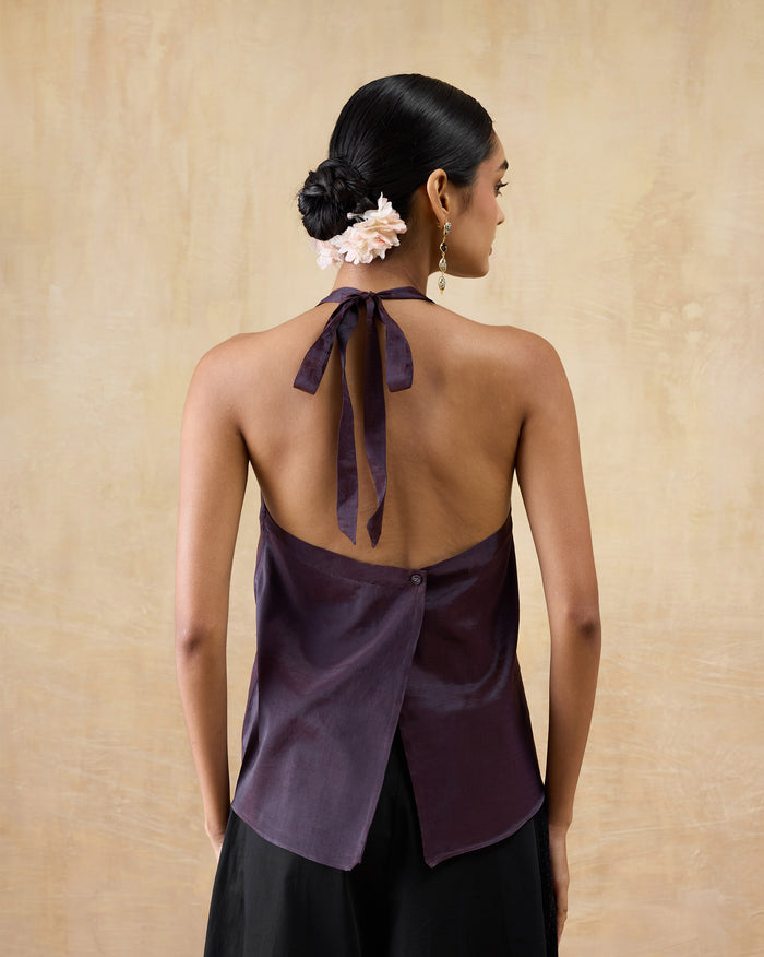 Sashay Top - Metallised Fibre A-Line Fit