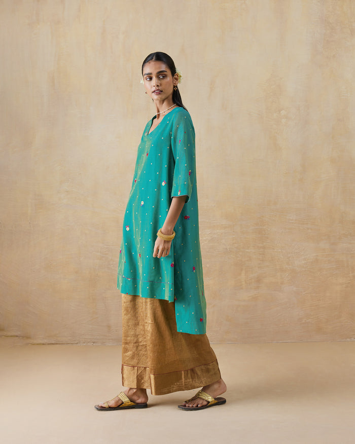 Twilight Kurta - Cotton Silk Regular Fit