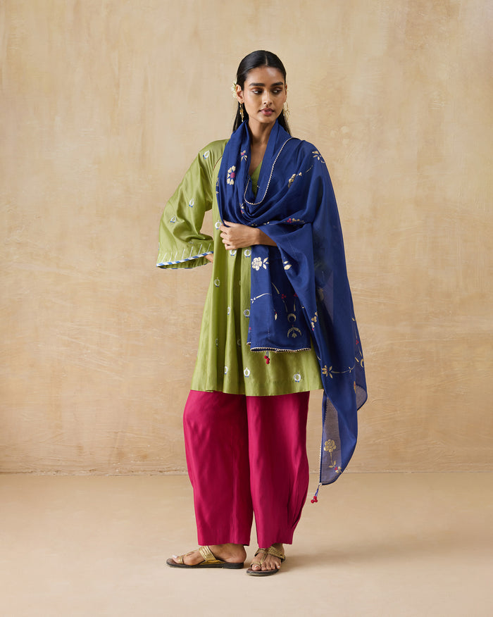 Glowgetter Dupatta - Printed Cotton Silk