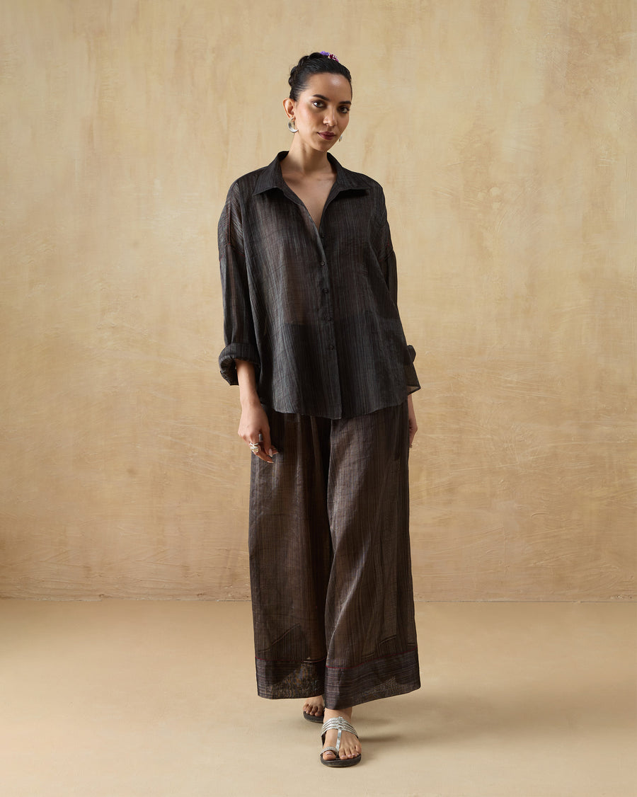 The Charisma Pants worn with the black Firefly Shirt.