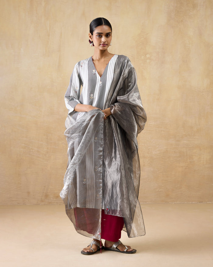 Aluva Dupatta - Cotton Silk