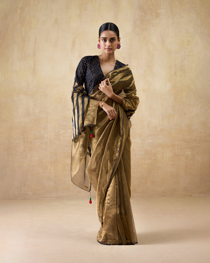 Dancefloor Sari - Metallic Tissue
