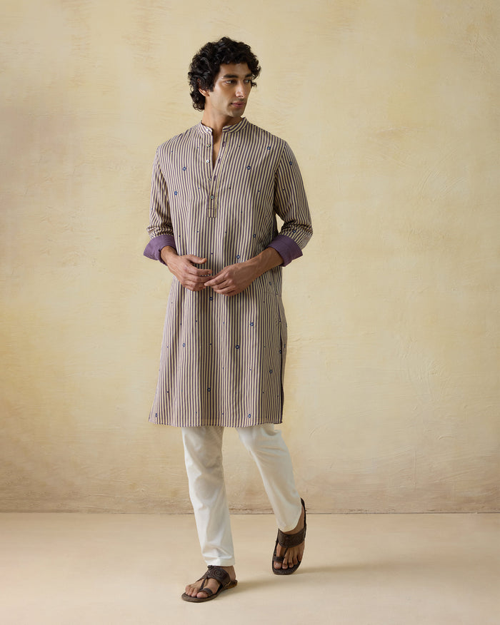 Shaam Kurta - Viscose Silk Blend Classic Fit