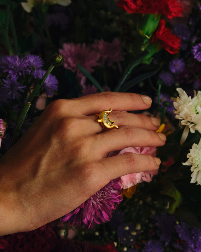 Chandphool Ring - Gold