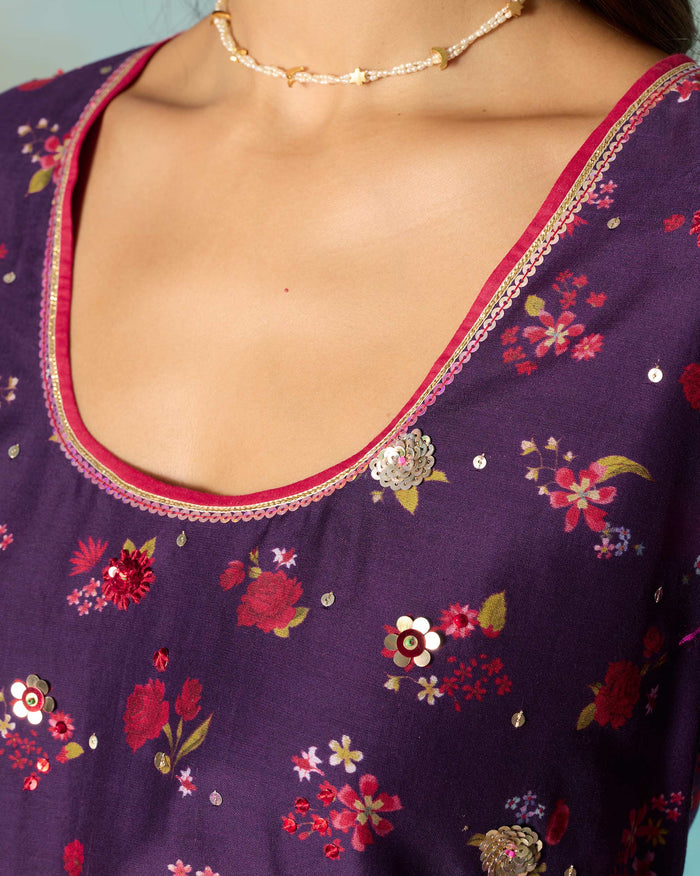 Sehra Kurti - Cotton Silk Printed