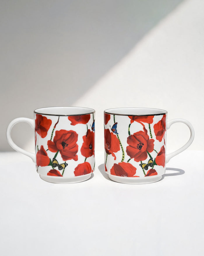 Poppy Mug - Set of 2