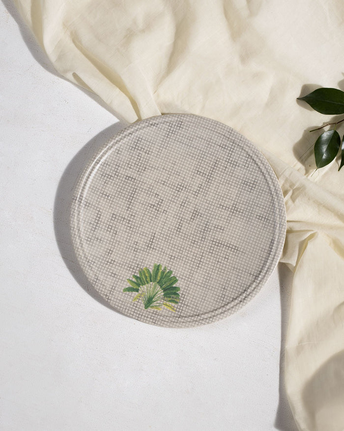 The plate seen from above