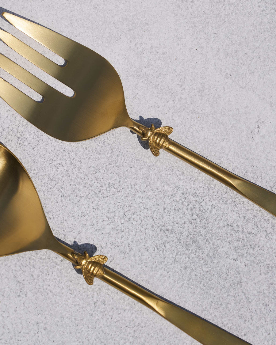 The Firefly Salad Servers close up.